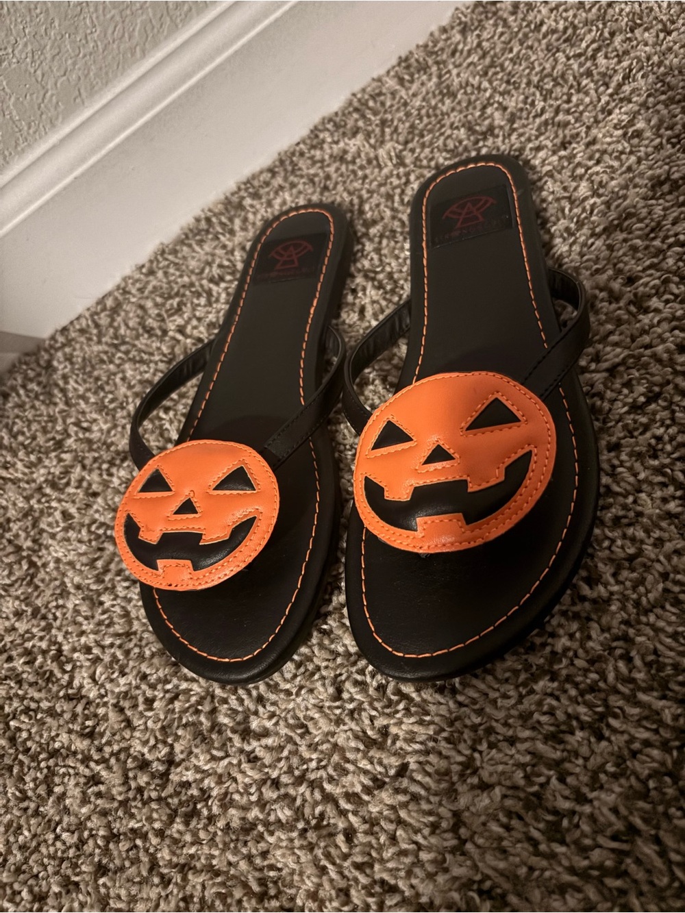 Strange Cvlt Women’s Jack-o-lantern sandals